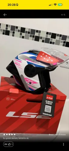 Vendo ls2 novo 