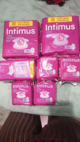 Absorvente intimus proteção suave e seca 40 Unidades!