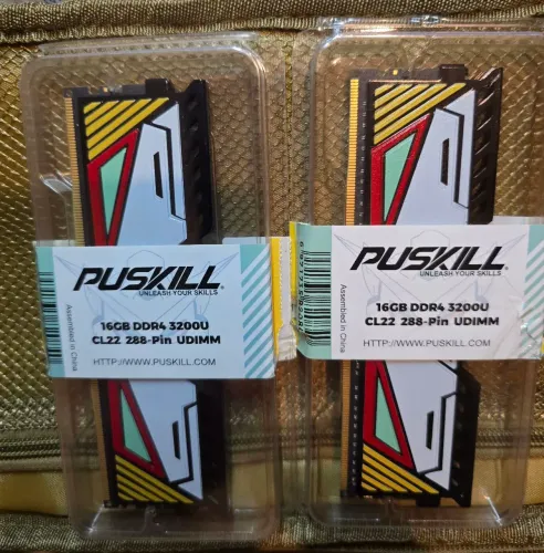 Kit 32GB Memórias DDR4 PUSKILL 3200 (16GB X 2 MÓDULOS) 