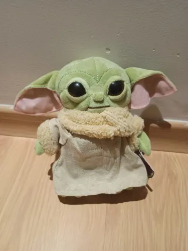 Boneco de pelucia baby yoda grogu mandaloriano stars wars 20cm