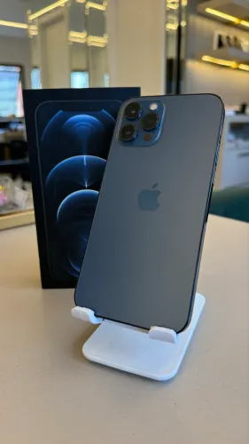 IPHONE 12 PRO MAX 128GB AZUL SEMINOVO / LOJA FÍSICA
