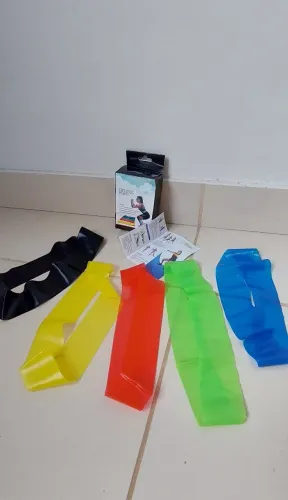 5 Mini Bands elásticos para exercícios físicos, ginástica, musculação, , pilates