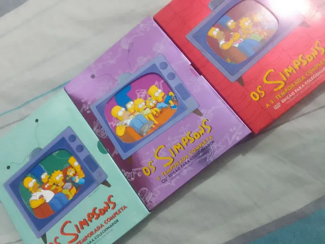 DVDs Originais - Os Simpsons. 2°, 3° e 5° Temporadas Completas