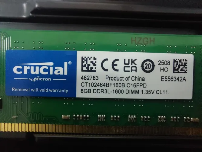 Memória Crucial DDR3L 8GB