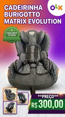 Cadeirinha de Carro da marca Burigotto Matrix Evolution