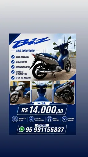 Moto Honda biz 125