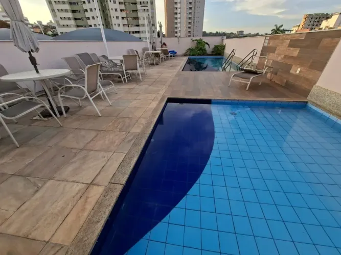 APARTAMENTO 02 COM SUÍTE ,VARANDA E 01 VAGA DE GARAGEM NO BAIRRO SERRANO