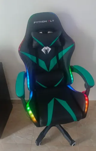 Cadeira gamer com led nova