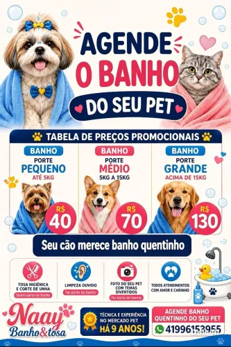 Banho e tosa 