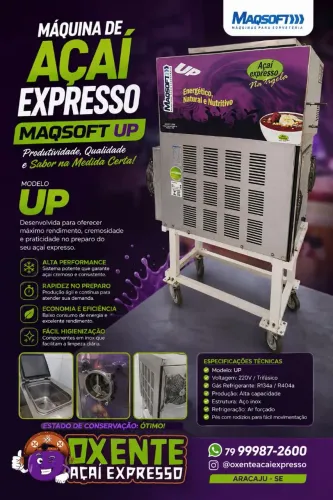 Maqsoft UP - máquina de Açaí