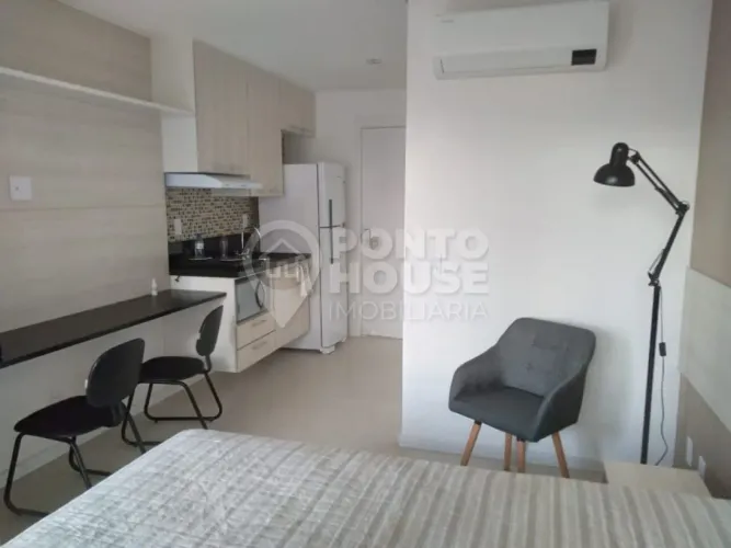 Studio para locação na Vila Clementino, 27m², mobiliado e pronto para morar.