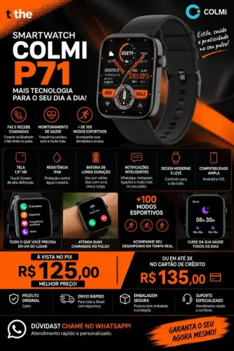 Smartwatch Colmi p71