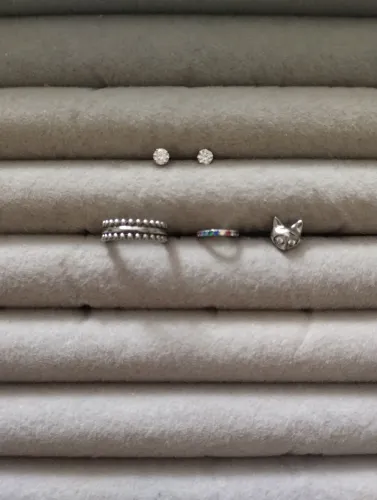 Kit piercing titânio 