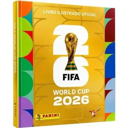 Álbum CAPA DURA DOURADO da copa 2026