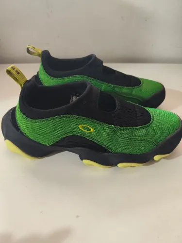 Oakley x Brain Dead Factory Team Flesh Sandal Green Lemon - Raro
