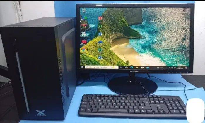 Micro core i3 12gb!! 6ger HD 500 placa gigabyte tela 24 pol led Samsung win11 HDMI USB
