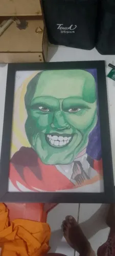 Quadro de desenho realista 