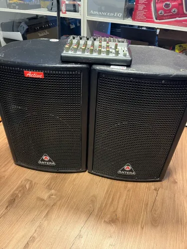 Kit caixa de voz + Mesa Behringer