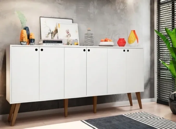 Aparador buffet balcão branco