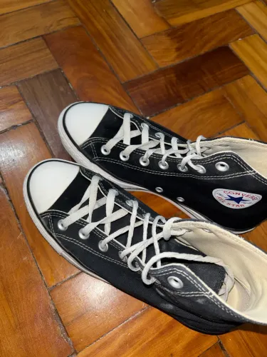 Chuck Taylor All Star Lift Canvas Cano Alto Preto
