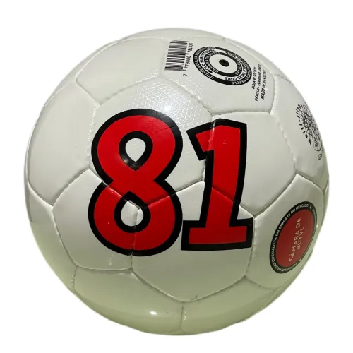Bola 81 Costurada À Mão Microfibra Campo Futsal Society