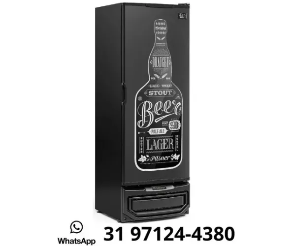 Cervejeira Porta Cega 410 Litros Gelopar Nova