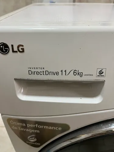 Máquina lavar secar LG direct drive 11/6k