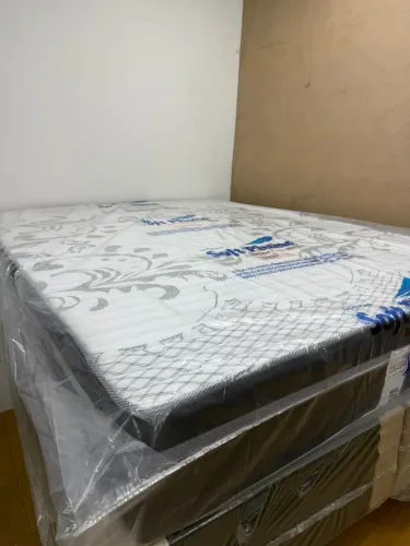 BASE + COLCHÃO QUEEN SOMENTE 1699,99 FRETE GRÁTIS