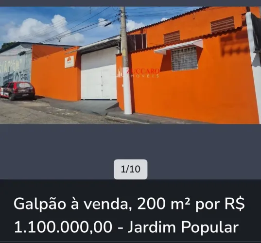 Galpão para industria pequena porte
