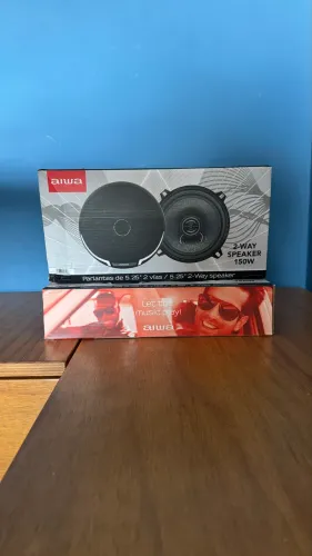 Alto-Falante Aiwa AWG1323 5,25? 2 Vias 150W - Par - Novo