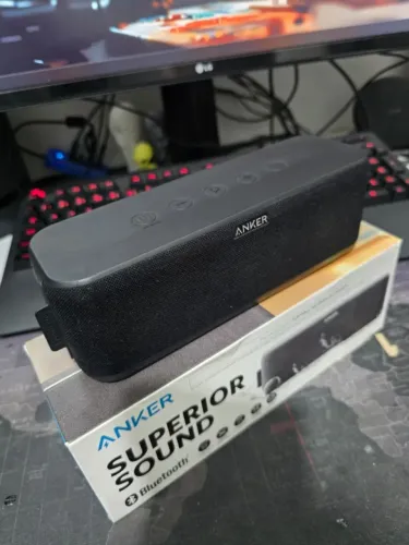 Caixa de som Anker BOOST BASS 20w Rms Bluetooth - Bateria interna 5200Mah 