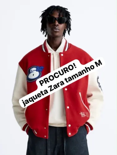 Jaqueta bomber Zara masculina