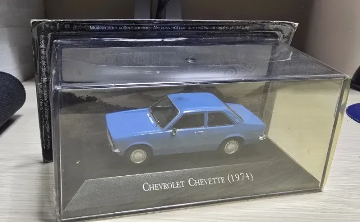 Miniatura GM Chevolet Chevette Tubarão 1974 Azul