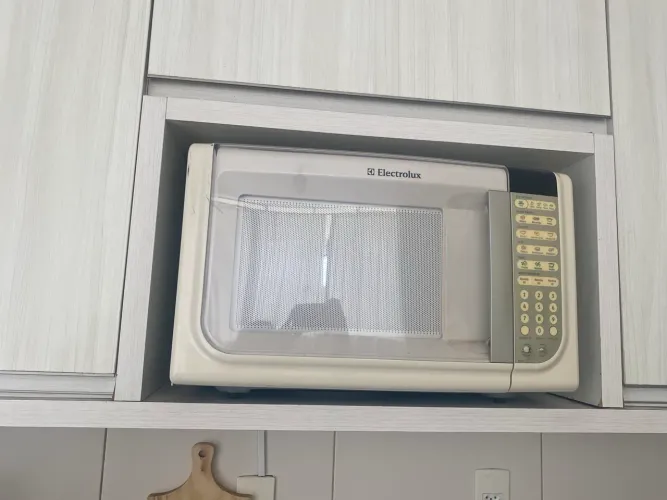 microondas com defeito