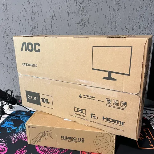 Monitor 24 pol 100hz +Suporte articulado