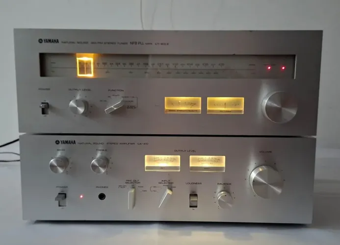 Conjunto Yamaha Amplificador + Tuner ñ receiver vintage (Pioneer, Sansui, Kenwood, Akai)