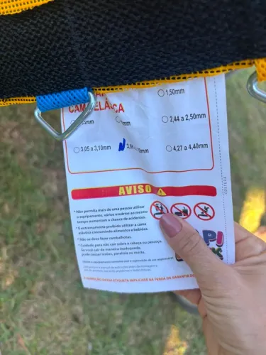 Lona para cama elástica