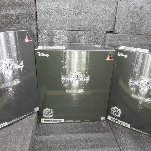 Play Arts Kai Kingdom Hearts 3 Sora Riku Kairi Deluxe Edition 