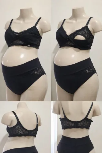 Conjunto confortável para gestantes 