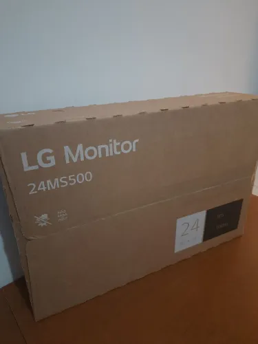 Monitor Gamer LG 24" FHD 100hz (24MS500) - Novo na Caixa.