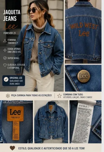Jaqueta jeans feminina Levis
