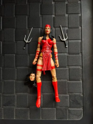 Elektra Marvel Legends Hasbro Figura Boneco Brinquedo Action Figure