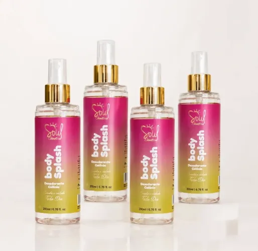 Kit 4 body splash perfume Virginia + brinde