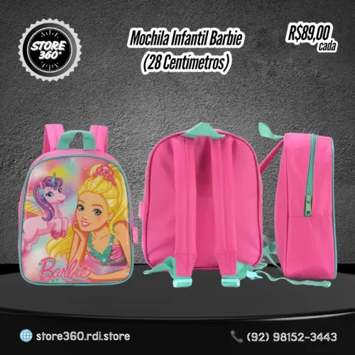 Mochila Infantil Barbie (28 Centímetros)