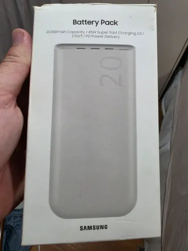 Carregador portátil sansung 20000mah