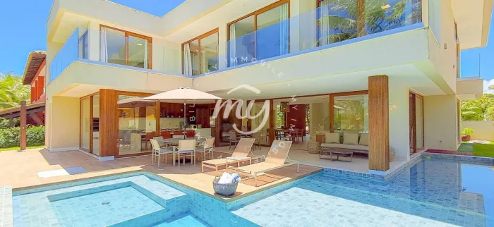Guarajuba| Mansão Luxuosa| Vista Mar| 310m²| 7 Suítes| 2 Vagas| Piscina Privativa