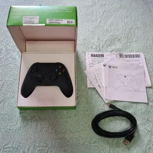 Controle Xbox Series Sem Fio Bluetooth + Cabo USB
