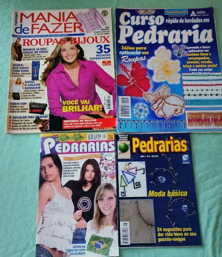 Revistas Bordado com pedraria