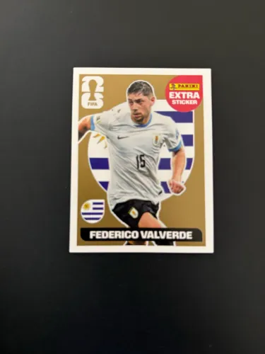 Figurinha legend do valverde ouro 2026