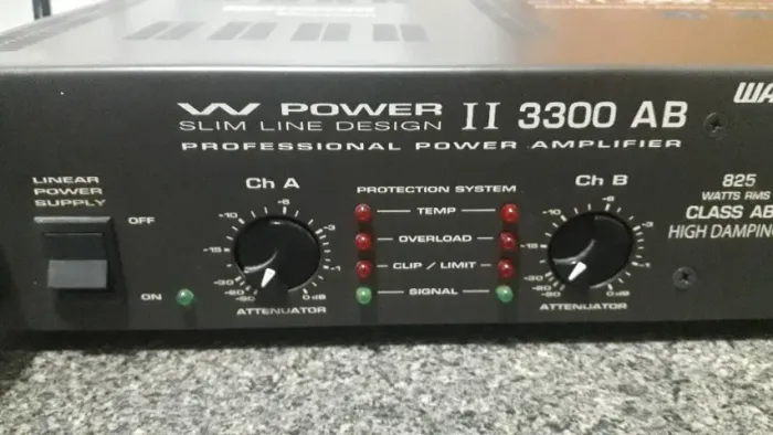 Amplificador de Potência Profissional WattSom 3300 AB